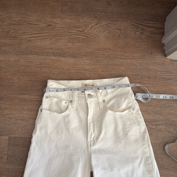 Madewell Perfect Vintage Wide-Leg Crop White Jean - Picture 12 of 14